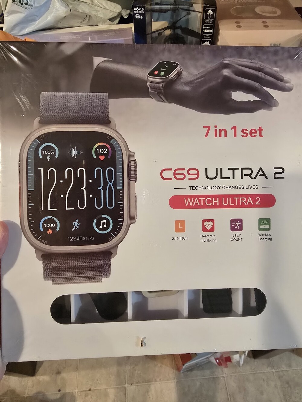 Smartwatch - Black With Multiple Bands